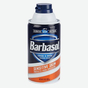 BARBASOL Крем-пена для бритья для чувствительной кожи Sensitive Skin Shaving Cream 283