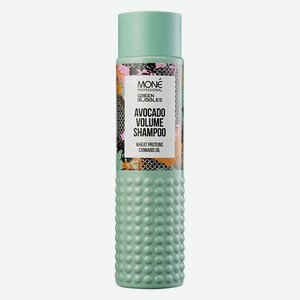 MONE PROFESSIONAL Шампунь для объема волос с маслом авокадо Green Bubbbles