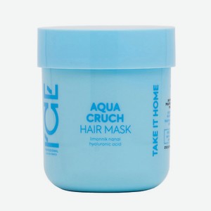 ICE BY NATURA SIBERICA Маска для волос «Увлажняющая» Aqua Cruch Hair Mask HOME