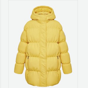 Куртка зимняя для девочки Hola, желтый (146)