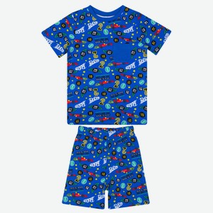 Пижама для мальчика Barkito, синяя (110-116)