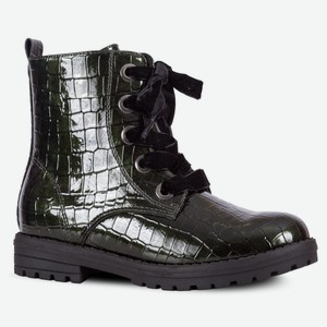 Ботинки для девочки Barkito, темно-зеленые (31)
