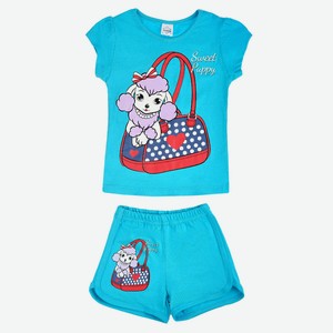Комплект для девочки: футболка, шорты Bonito kids (116)