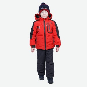 Куртка для мальчика Bonito kids, красная (134)