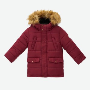 Куртка зимняя для мальчика Hola, бордовый (122)