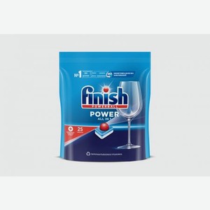Таблетки для мытья посуды в посудомоечных машинах CALGONIT FINISH Power All In 1 25 шт