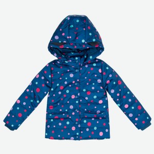 Куртка для девочки Barkito, синяя (116)
