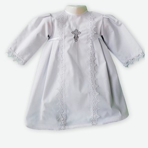 Крестильное платье Ангел наш с вышивкой для девочк (80-86)