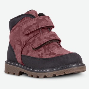 Ботинки для девочки Barkito, темно-розовые (21)