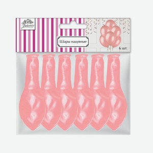 Набор воздушных шаров Fiolento «Фламинго» 30 см 6 шт. розовый перламутр