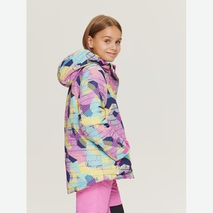 Куртка зимняя для девочки Hola, разноцветный (116)