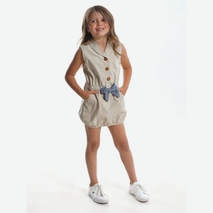 Платье для девочки Mini Maxi, бежевое (98)