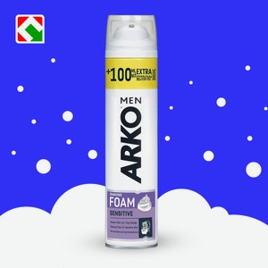 Пена для бритья  Shaving Foam Sensitive , 300 мл, ТМ  ARKO Men 
