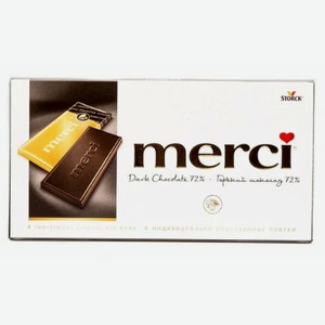Шоколад  МЕРСИ  горький 72% 100г