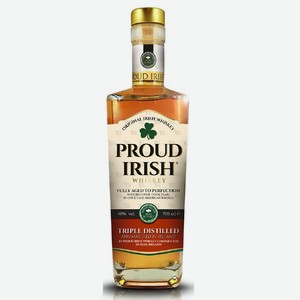 Виски Proud Irish Whiskey Original, 0.7л Италия