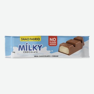 Батончик Snaq Fabriq Milky шоколадный со сливочной начинкой 34 г