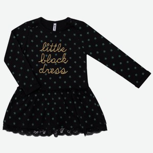 Платье детское Barkito «Маленькая звезда», черное (92)