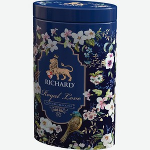 Чай Richard Royal Love чёрный бергамот-ваниль листовой