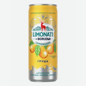 Газированный напиток Borjomi Лимонад груша 330 мл