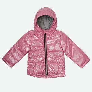 Куртка для девочки Dadita, блеск розовая (86)