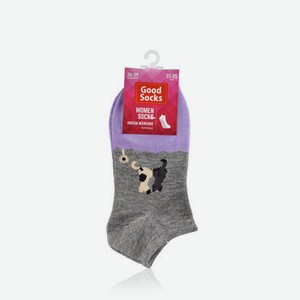 Женские носки Good Socks трикотажные , укороченные , с рисунком SN19/4