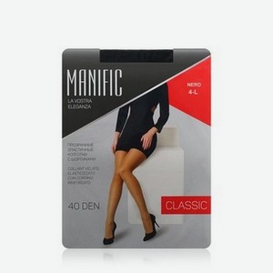Женские колготки Manific Classic 40den Nero 4 размер