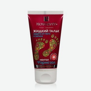 Жидкий тальк Novosvit для ног   Фарнезол   , защита от пота и запаха 50мл