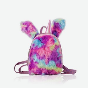 Косметичка - рюкзак Ameli пушистый , разноцветный