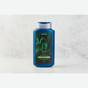Гель-шампунь для волос и тела 2в1 мужской Мята-зеленый чай