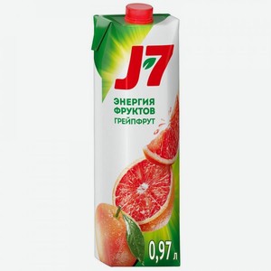 Нектар  Джей 7  с мяк. грейпфрут т/п 0,97л
