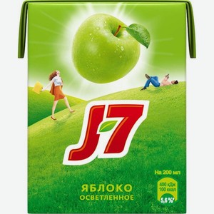 Сок  зеленое яблоко J7 осветленное, 200 мл, тетрапак