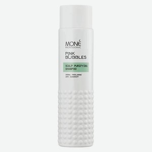MONE PROFESSIONAL Очищающий шампунь для чувствительной кожи головы, против перхоти Pink Bubbles