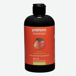 POSHONE Women Mango Шампунь восстанавливающий для нормальных, сухих и поврежденных волос 500