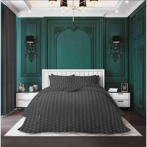 Комплект постельного белья 2-спальный Fashion Fantasy Tangle сатин цвет: серый, 4 предмета