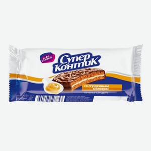 Печенье-сэндвич Супер Контик сгущенное молоко 100гр Конти