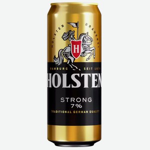 Пиво Holsten Strong Светл. Фильтр. Пастер. Ж/б. 0,45л, ,