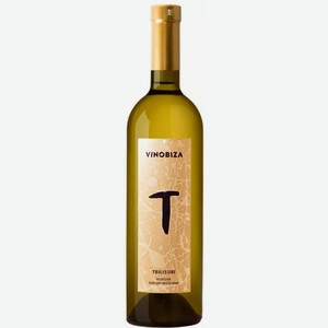 Вино сортовое ординарное ВИНОБИЗА ТБИЛИСУРИ 9-15% БЕЛ. П/СУХ. 0,75Л, ,