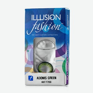 ILLUSION Цветные контактные линзы fashion ADONIS green
