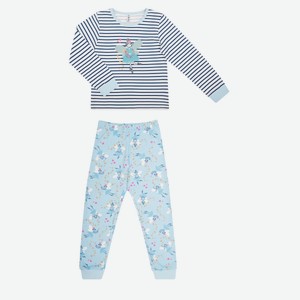 Пижама для девочки Barkito «Сновидения», голубая (92)
