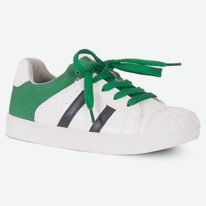 Ботинки для мальчика Barkito, белые с зеленым (30)