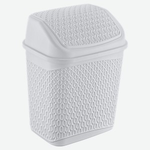 Контейнер для мусора Smartware Katre Terra белый, 6,2 л
