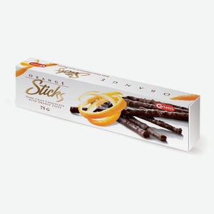 Палочки шоколадные Сarletti Тростник со вкусом апельсина, 75 г