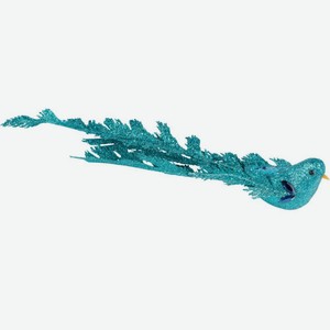 Ёлочное украшение Птица цвет: синий, 30 см