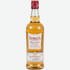 Виски шотландский купажированный Dewar s White Label 40 % алк., Великобритания, 0,5 л