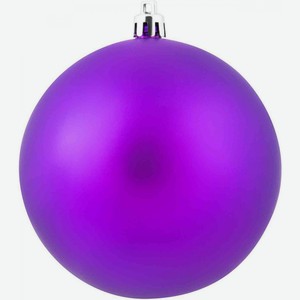 Набор ёлочных украшений Шары цвет: фиолетовый 10 см, 6 шт.