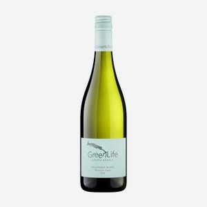 Вино GreenLife Sauvignon Blanc Western Cape белое сухое 12,5% 0,75л