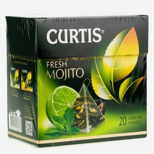 Чай CURTIS Зеленый Fresh Mojito 20п*1.7г к/уп