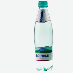 Вода мин.borjomi газированная 0.5л пэт