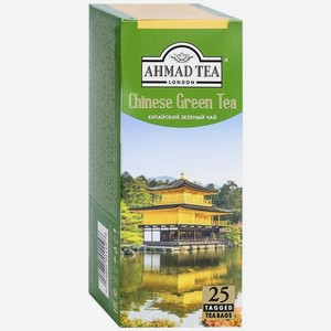 Чай  Ahmad Tea , Чай зеленый  Китайский , пакетики с ярлычками, 25п
