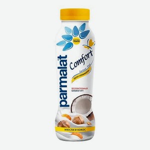 БЗМЖ Биойогурт питьевой Comfort Безлактозный Parmalat Мюсли-Кокос 290гр